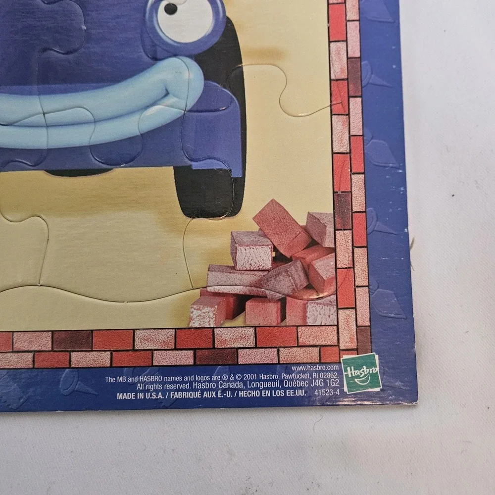Set of 3 Bob The Builder 25 Piece Puzzles Hasbro 2001 Vintage COMPLETE Y2K‎